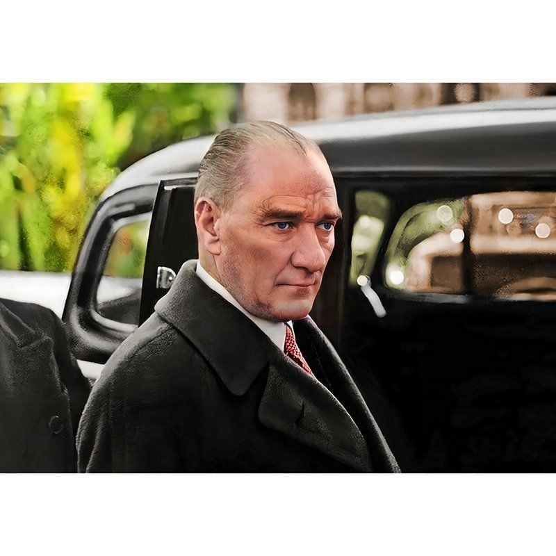 Mustafa Kemal Atatürk Profil Kanvas Tablo