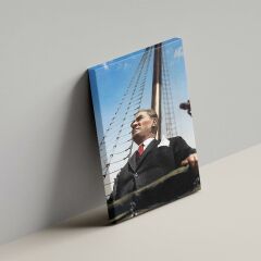 Gazi Mustafa Kemal Atatürk Yelkenli Kanvas Tablo