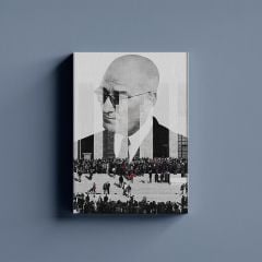 Gazi Mustafa Kemal Atatürk Anıtkabir Temalı Efektli Kanvas Tablo 60 x 80