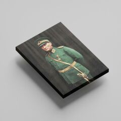 Mustafa Kemal Atatürk Asker Üniformasıyla Kanvas Tablo