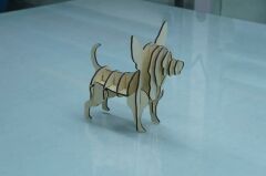 Şivava Köpek Ahşap Maket Puzzle