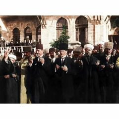 Mustafa Kemal Atatürk Dua, Meclis Açılışı Kanvas Tablo
