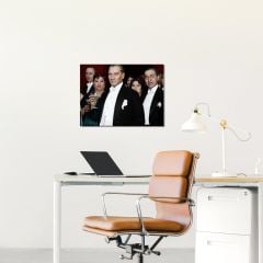 Mustafa Kemal Atatürk Fraklı Ankara Balo Kanvas Tablo