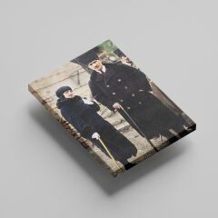 Mustafa Kemal Atatürk İle Latife Hanım Bastonlu Kanvas Tablo 60 x 80