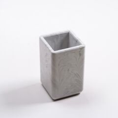 Beton Açık Gri Özel Tasarım Diş Fırçalık