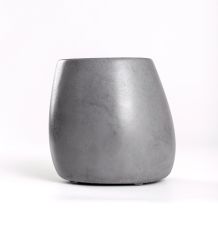 Beton Amorf Saksı Koyu Gri Özel Tasarım