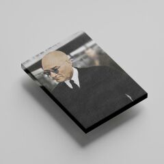 Mustafa Kemal Atatürk Gözlüklü Kanvas Tablo