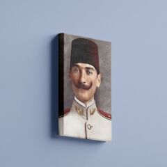 Mustafa Kemal Atatürk Kurmay Yüzbaşı Kanvas Tablo
