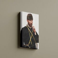 Mustafa Kemal Atatürk Binbaşı Kanvas Tablo