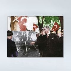 Atatürk Harf Devrimi Kanvas Tablo