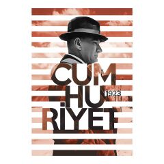 Atatürk Cumhuriyet Yazılı Renkli Özel Tasarım Serisi