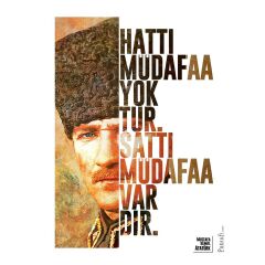 Atatürk Özel Tasarım Efektli Kanvas Tablo