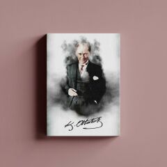 Atatürk Takım Elbiseli Portre Kanvas Tablo